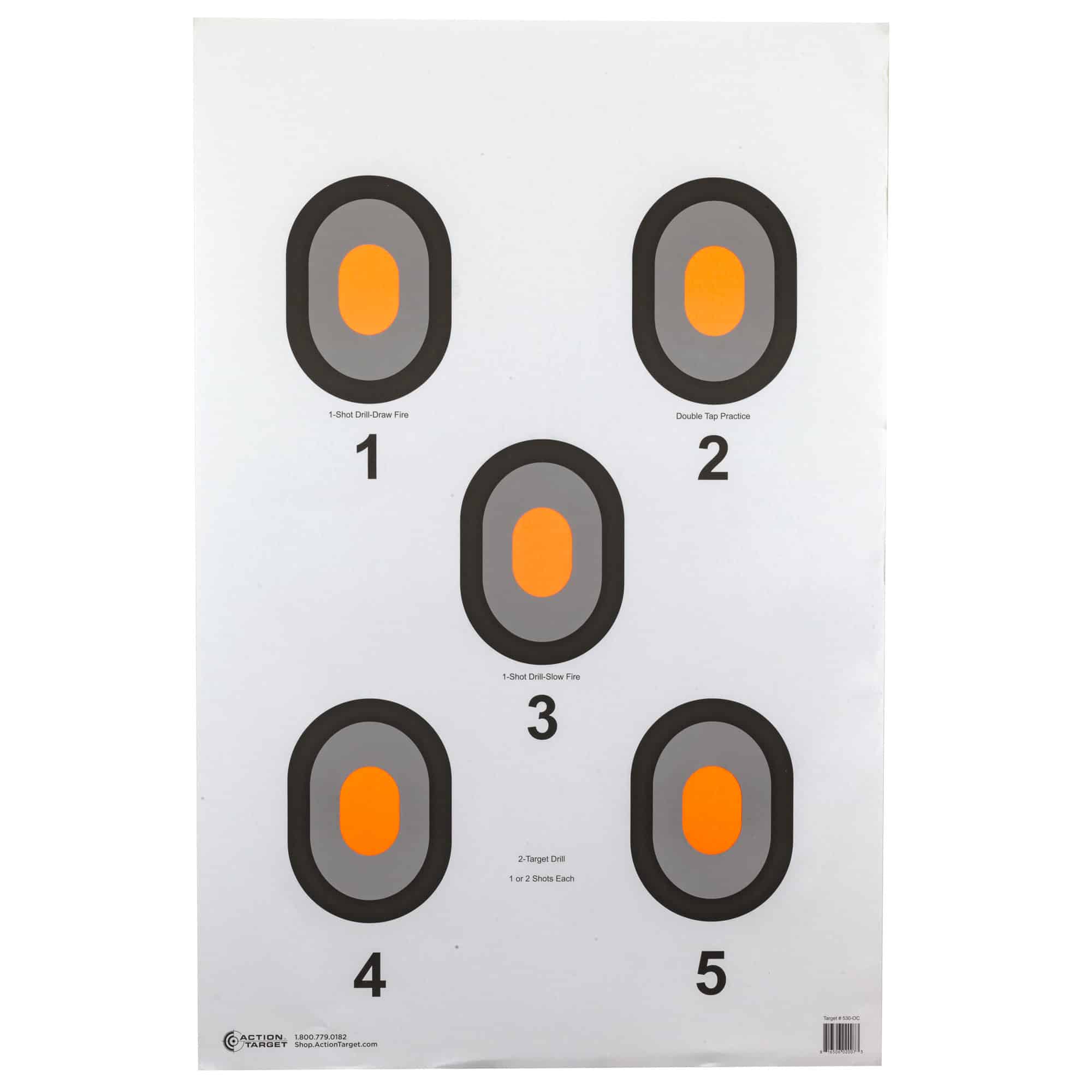 Action Target ACTION TGT ORG CENTER 5 BLSEYE 100PK