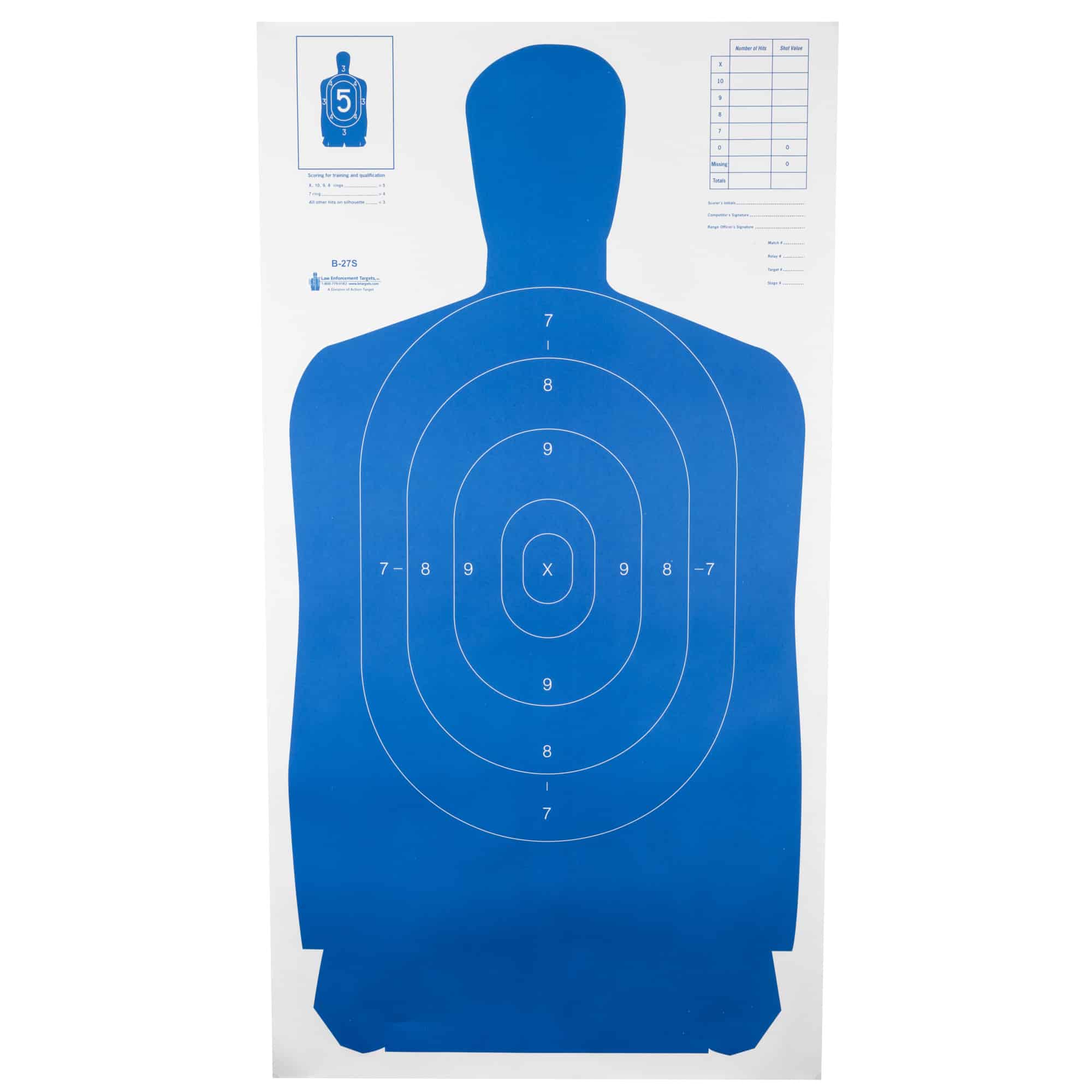 Action Target ACTION TGT B27S BLUE 100PK