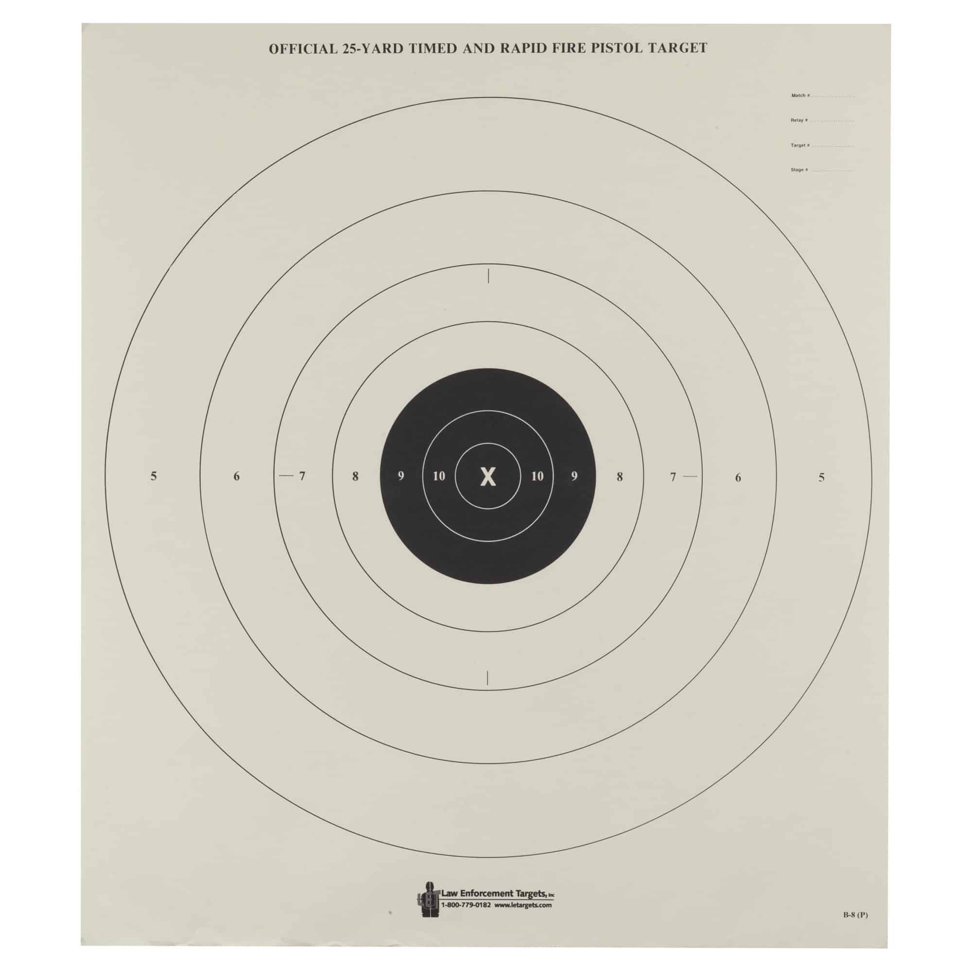 Action Target ACTION TGT BULLSEYE PAPER 100PK