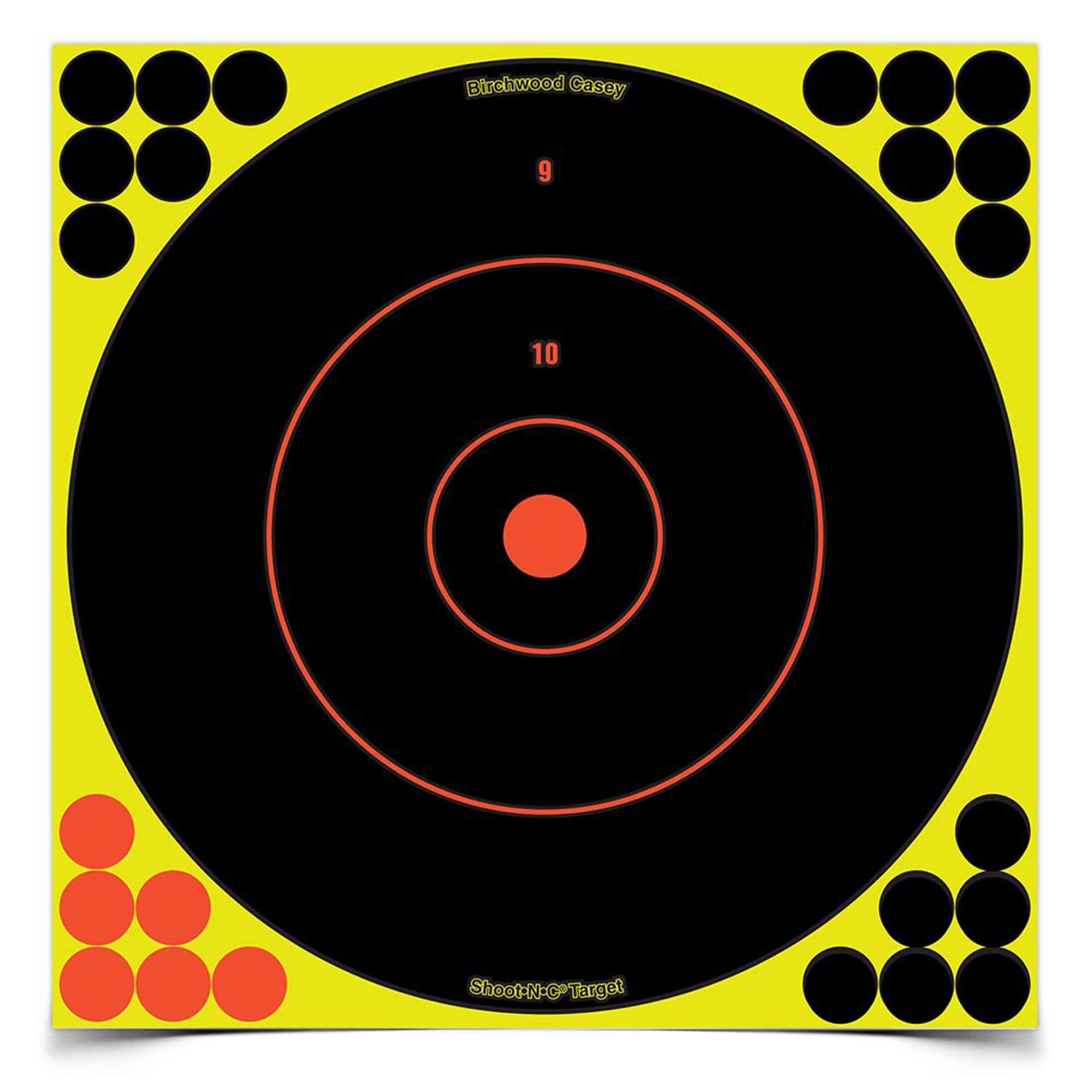 Birchwood Casey B/C SHT-N-C RND BULLSEYE TGT 12-12"