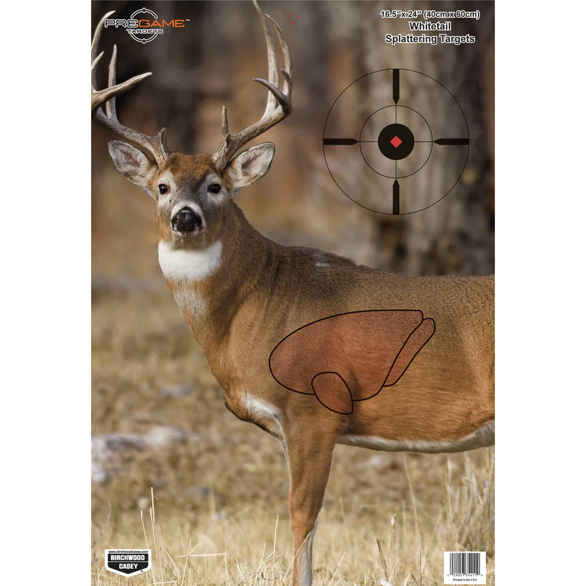 Birchwood Casey B/C PREGAME DEER TGT 3-16.5X24