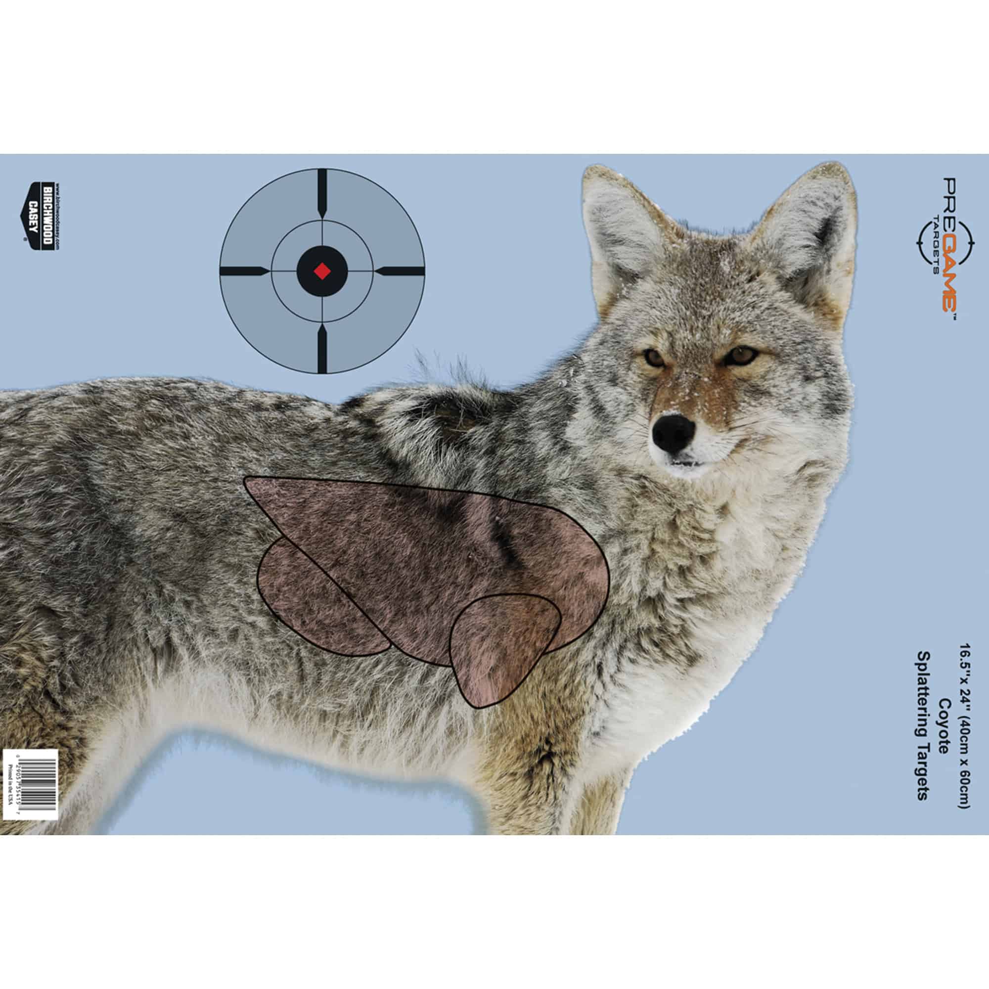 Birchwood Casey B/C PREGAME COYOTE TGT 3-16.5X24