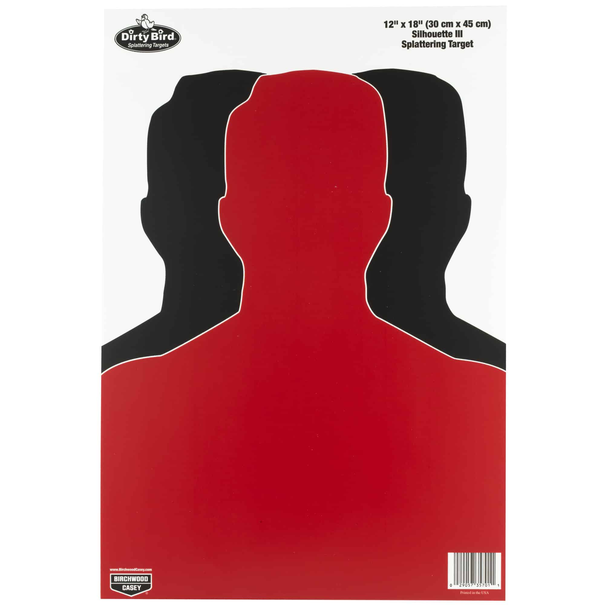 Birchwood Casey B/C DIRTY BIRD SIL III TGT 8-12X18