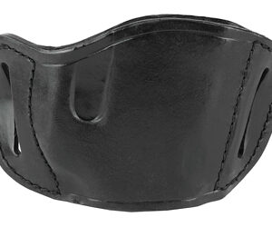 Bulldog Cases BULLDOG MOLDED LEATHER BLK RH LRG