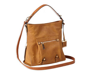 Bulldog Cases BULLDOG HOBO ANNA PURSE COGNAC