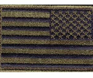 BLACKHAWK BH PATCH AMERICAN FLAG RVRSD TAN/BLK