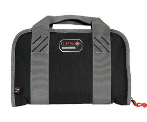 GPS GPS DOUBLE COMPACT PISTOL CASE BLACK