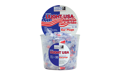 Howard Leight H/L USA PLUGS 100PR RED/WHITE/BLUE