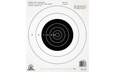 Champion Traps & Targets CHAMPION NRA B16 25YD PSTL S/F 100PK