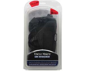 Uncle Mike's U/M HORZ SHLDR HLSTR SZ 16 BLK AMBI