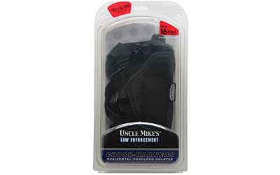Uncle Mike's U/M HORZ SHLDR HLSTR SZ 16 BLK AMBI